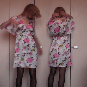 Tag 19: Kleid von H&M, Strumpfhose unbekannt