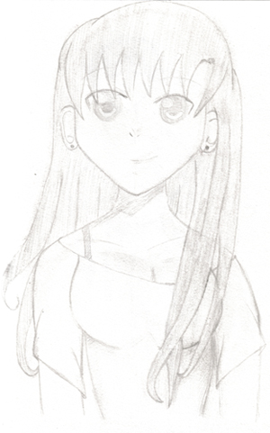 Rei mit 25: Die Haare sind jetzt länger und die Brille ist verschwunden.