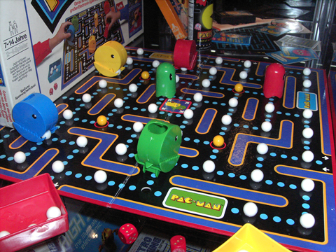 GC06 Am Retrospielestand wurde dieses wunderschöne Pac-Man Brettspiel ausgestellt