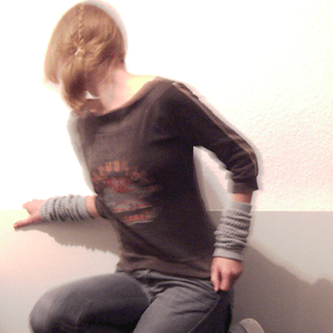 Tag 63: Oberteil und Stulpen unbekannt, Jeans H&M