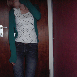 Tag 68 Tag 68: T-shirt Pimkie, Top und Strickjacke H&M, Jeans Mister*Lady