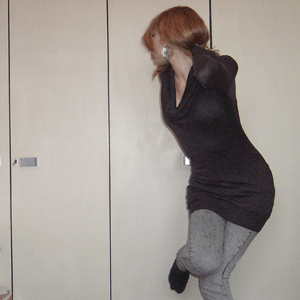 Tag 84: Oberteil, Jeans und Ohrringe H&M, Socken unbekannt