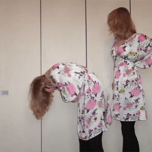 Tag 102 (16.10.2010): Kleid H&M, Strumpfhose C&A