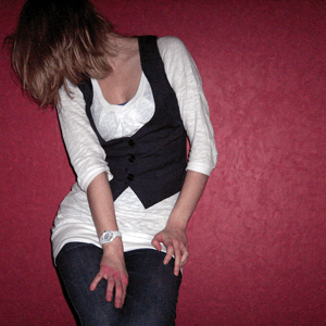 Tag 215 (05.02.2011): Oberteil Vero Moda, Top H&M, Weste Pimkie, Jeans Mister*Lady, Uhr Fossil