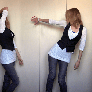 Tag 242: Top und Jeans H&M, Oberteil Vero Moda, Weste Pimkie, Uhr Fossil