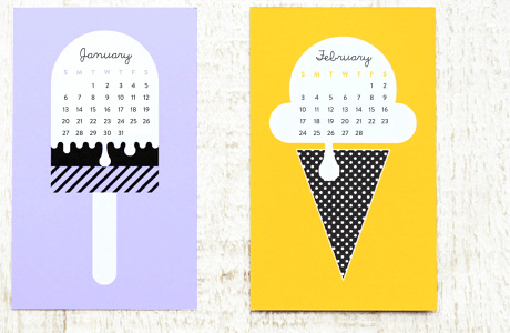 Einen sehr süßen Kalender für 2013 findet ihr auf eatdrinkchic