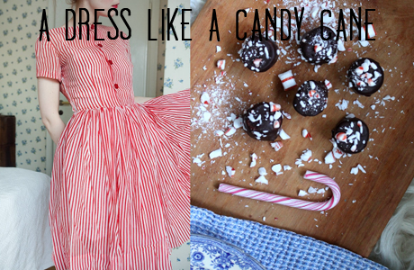 Dressing like a candy cane