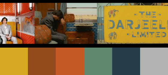 Die Farben von Darjeeling Limited