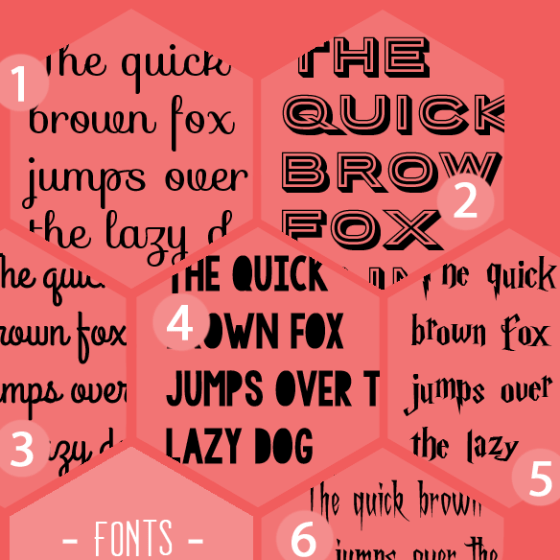6 kostenlose Fonts