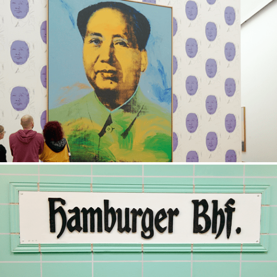 Kunst von Warhol im Hamburger Bahnhof