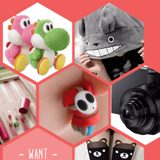 Yoshi, Totoro, Backgammon, Shy Guy, Objektiv, Bärchenstrumpfhose