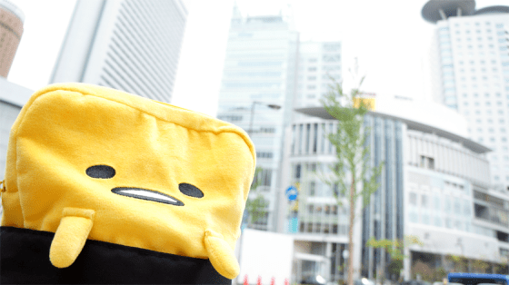 Auch Gudetama ist in Osaka mit von der Partie.