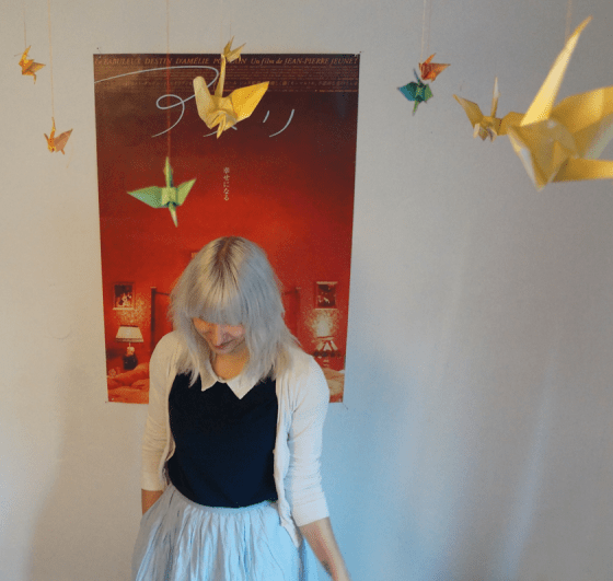 Outfit mit japanischen Marken und Kraniche