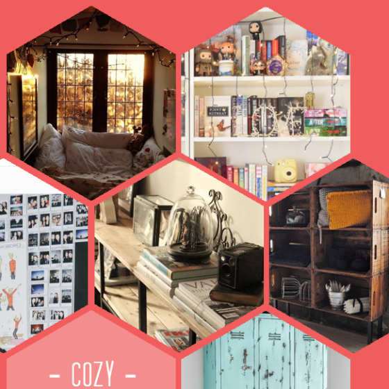 Gemütliche Betten, volle Bücherregale, Fotowände, Holz, noch mehr Holz und alte Spinde.