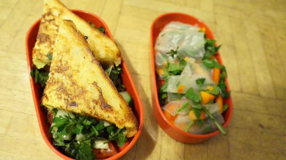 Mein fertiges Clean Eating To Go-Bento.