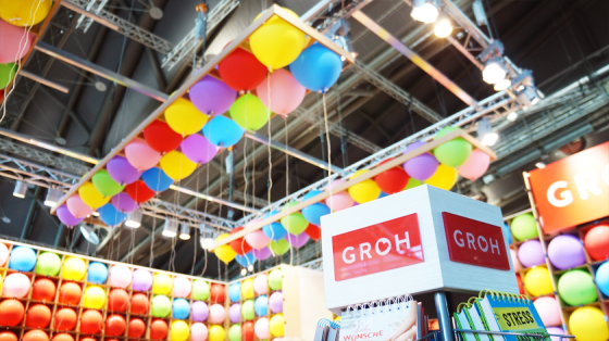 Manche Stände wollten unter allen Umständen auffallen.